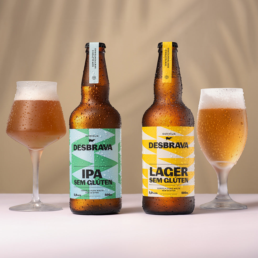 Pack Cerveja Sem Glúten Lager/IPA 6 Unidades