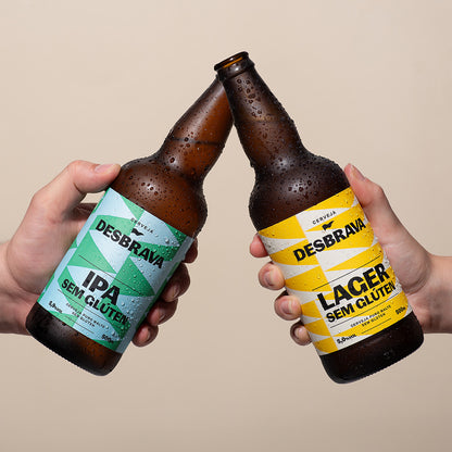 Pack Cerveja Sem Glúten Lager/IPA 12 Unidades