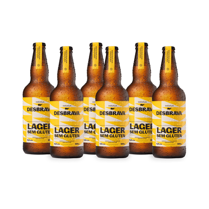 Pack Cerveja Sem Glúten Lager 6 Unidades